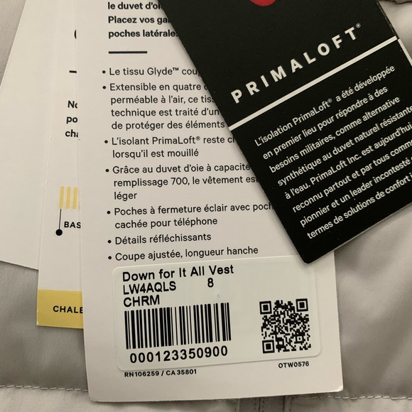 New Lululemon Down for it all vest  8 - Picture 6 of 6